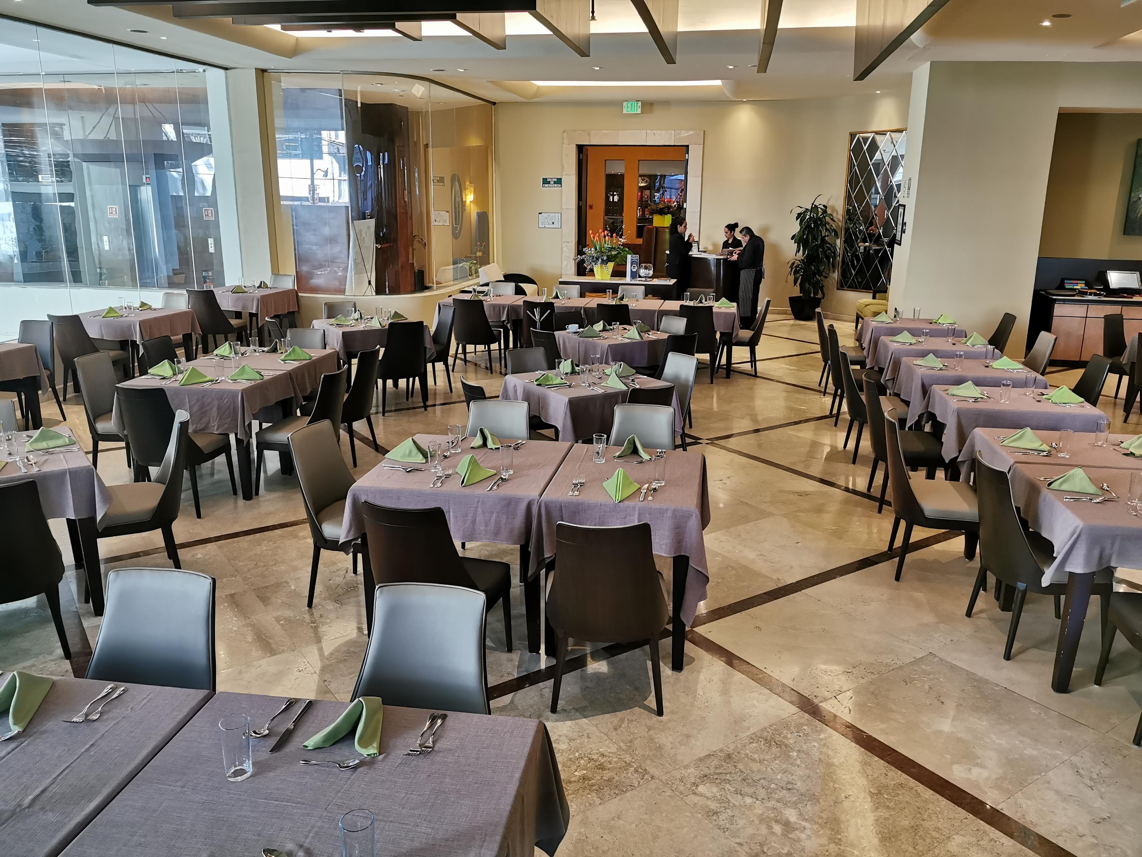 โรงแรมคราวน์ พลาซา เด เม็กซิโก เม็กซิโกซิตี้ ภายนอก รูปภาพ The restaurant of the hotel